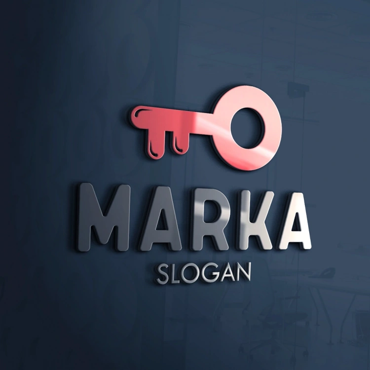Anahtar Logo Tasarımı - Çözüm Odaklı Hazır Logo