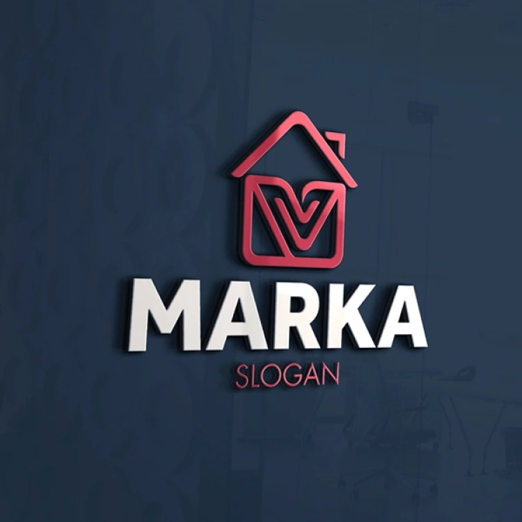V Harfi Modern Logo