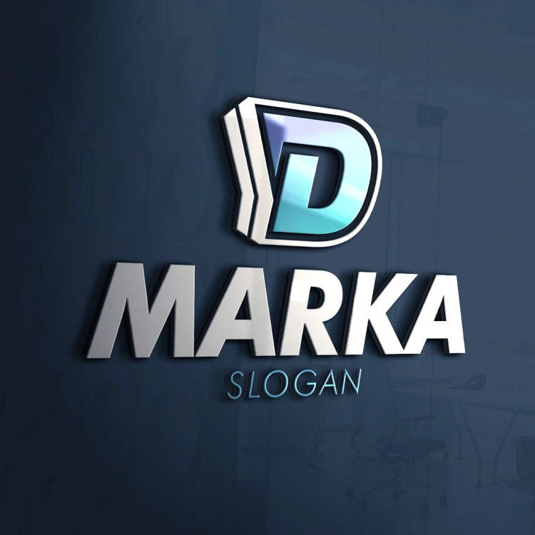 D Harfi Modern Logo