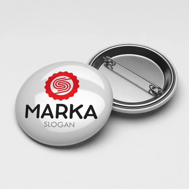 Rozet ve Çizgisel S Harfi Logo