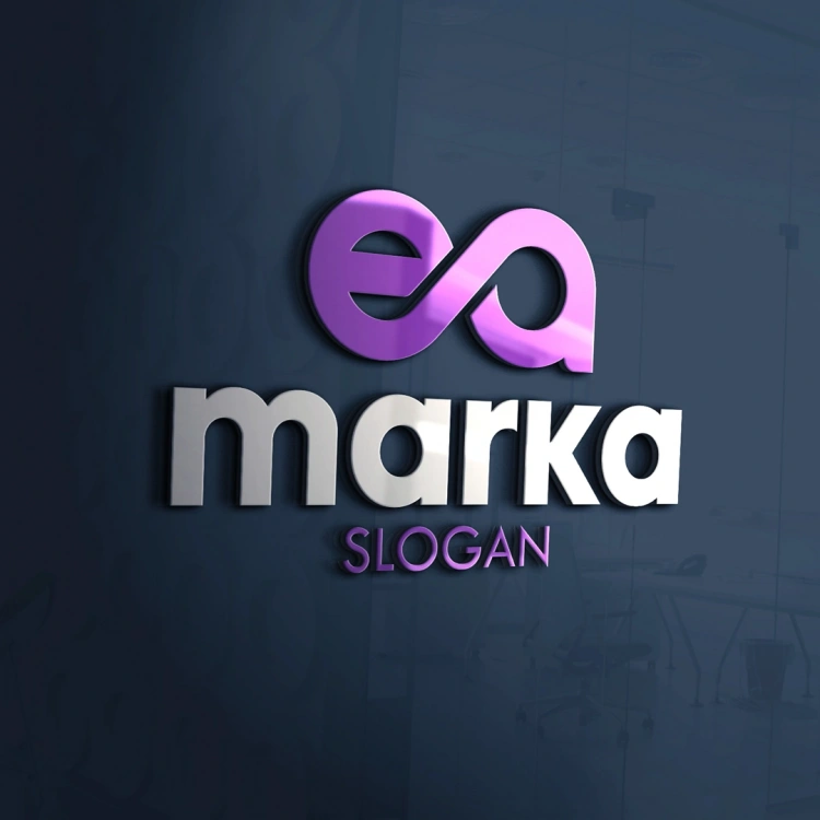 Modern EA Harf Logo