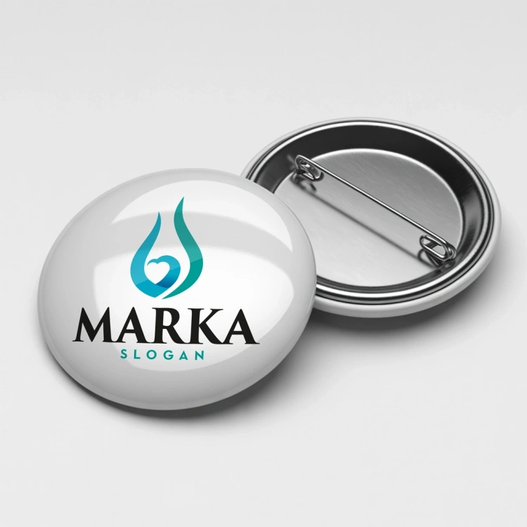 Çiçek ve Kalp Logo