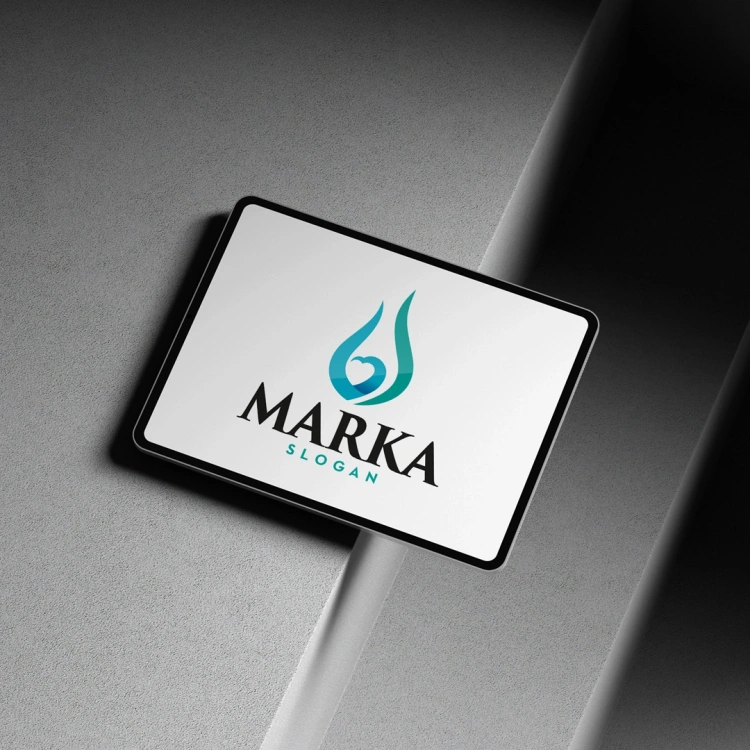 Çiçek ve Kalp Logo