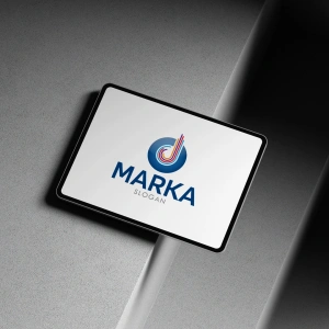 D Harfi ve Dinamik Çizgiler Logo