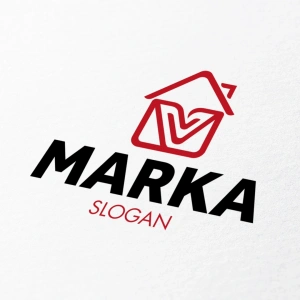 V Harfi Modern Logo