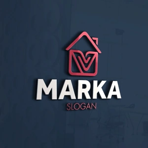 V Harfi Modern Logo