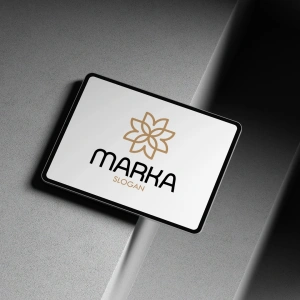 Zarif Çiçek Motifli Logo