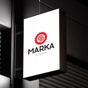 Rozet ve Çizgisel S Harfi Logo