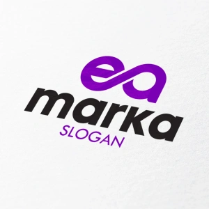 Modern EA Harf Logo