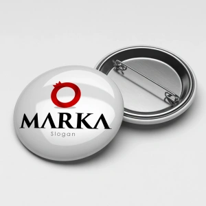 Şık ve Modern Kırmızı Nar Logo