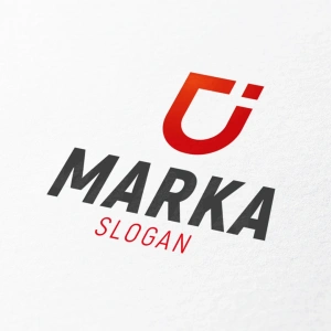 Geometrik U Harfi Logo