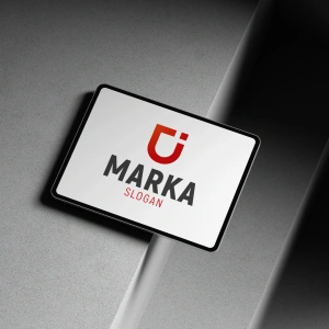 Geometrik U Harfi Logo