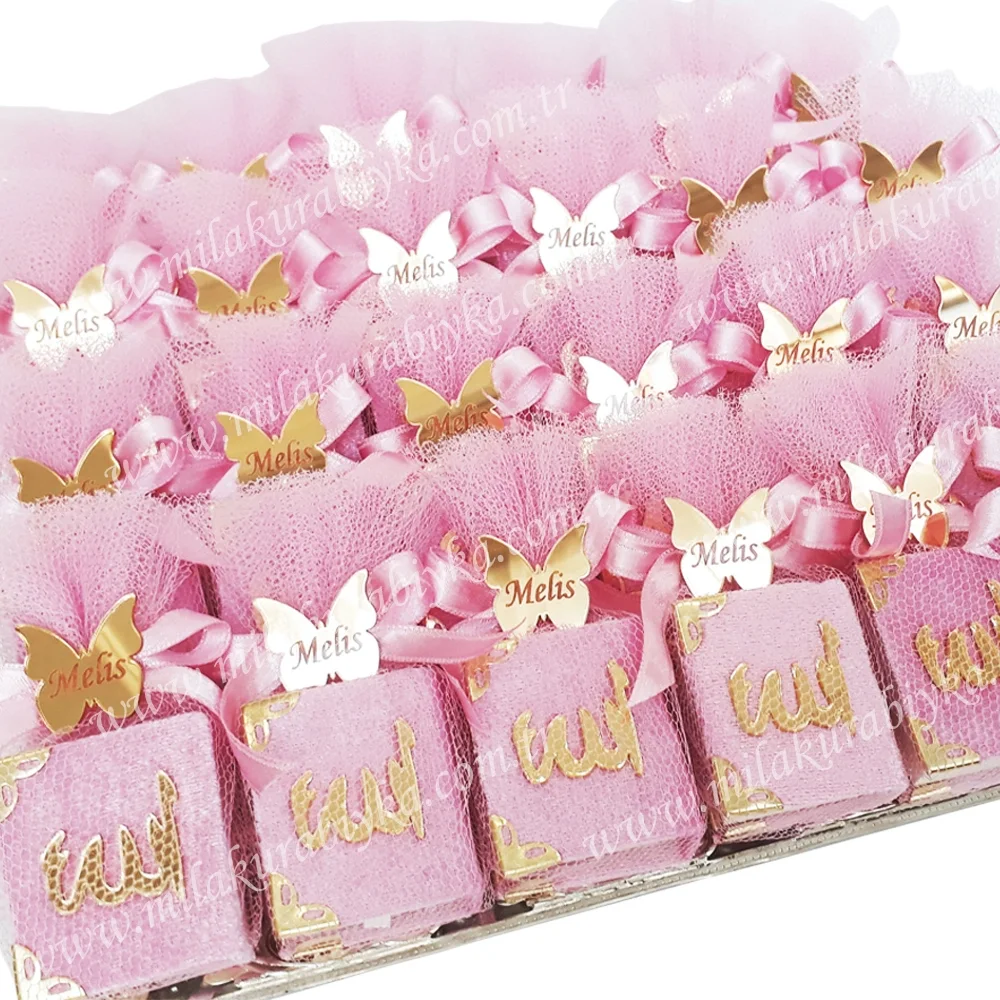 İsimli Mini Kadife Kuran-ı Kerim