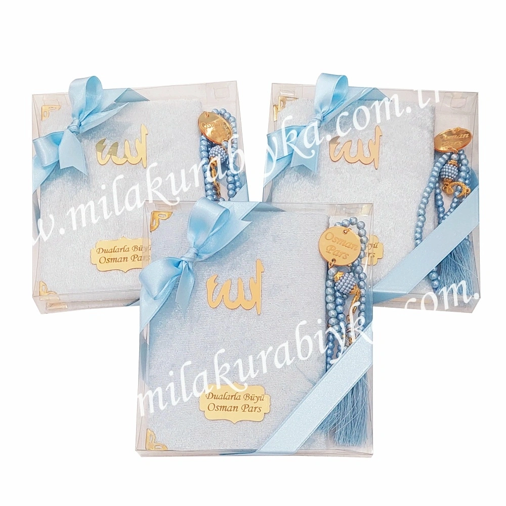 Ayna Kesim İsimli Yasin Tesbih Seti - Mavi