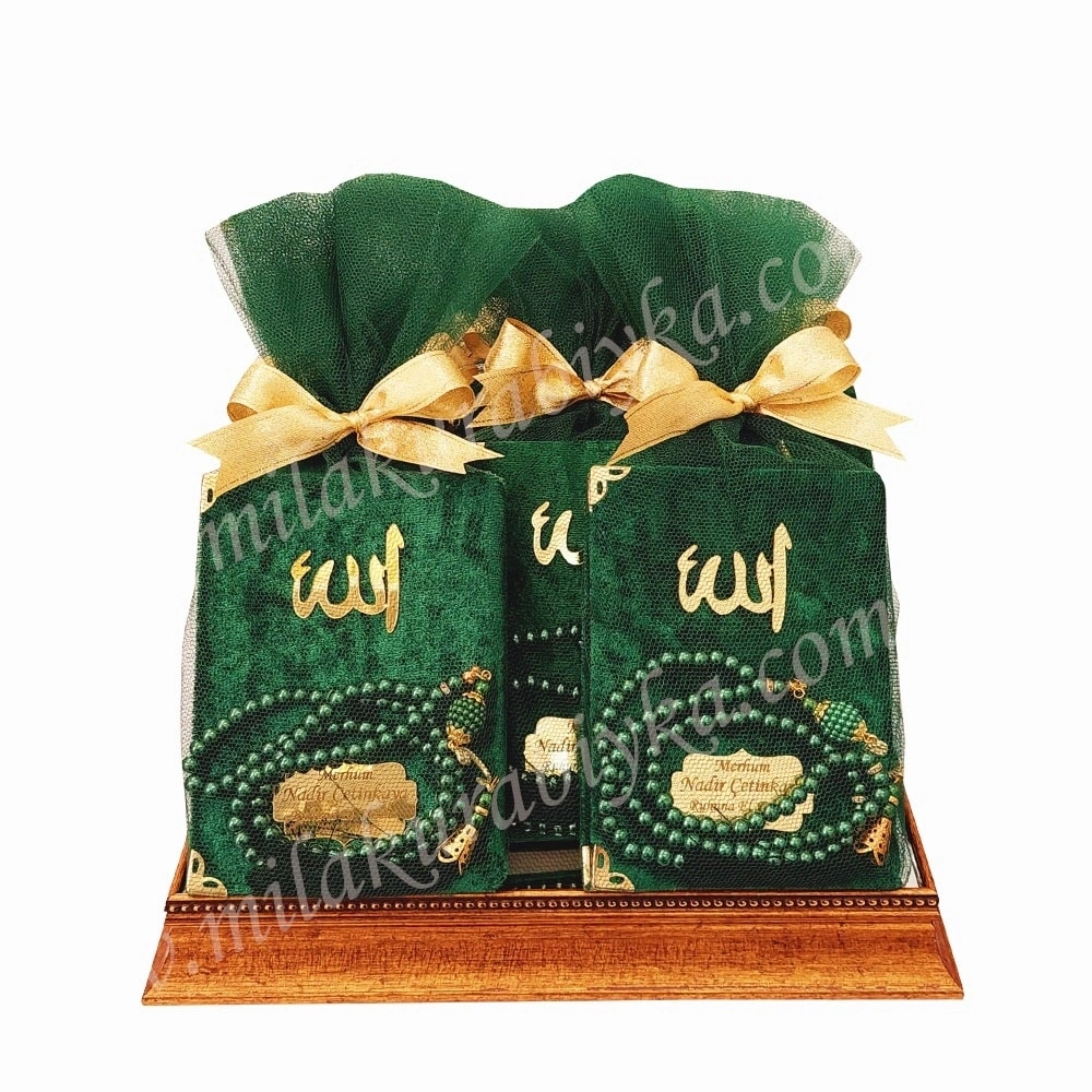 İsimli Mevlüt Seti - Yeşil