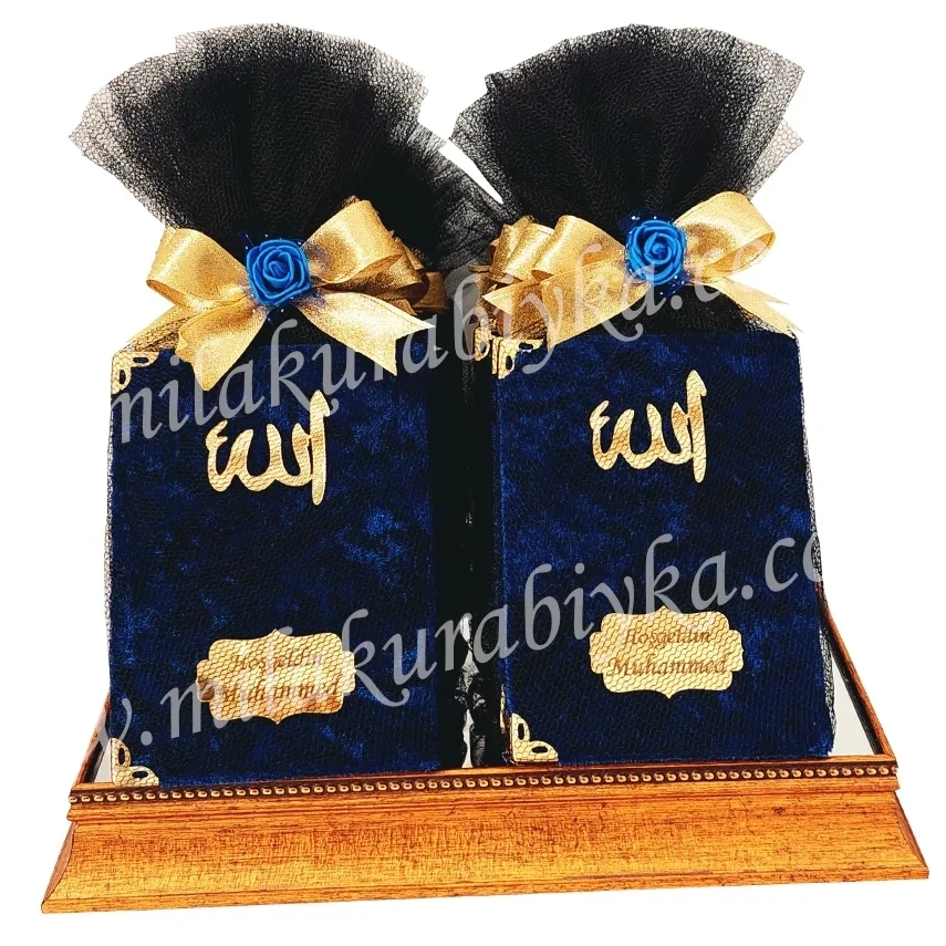 İsimli Bebek Yasini Tüllü - Lacivert