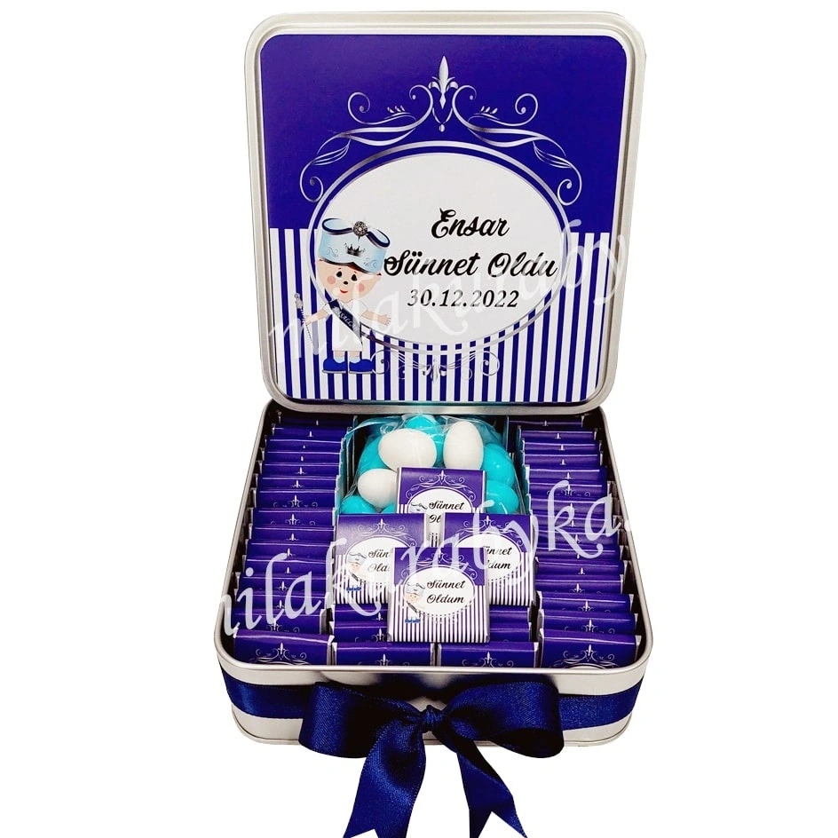 Sünnet Çocuğu Desenli Sünnet Çikolatası