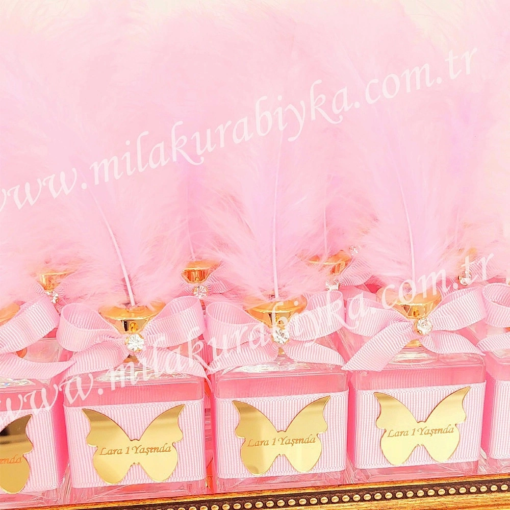 Kelebek Konseptli Oda Kokusu - Baby Shower - Bebek - 1 - Yaş - Doğum Günü ve Mevlüt Hediyesi
