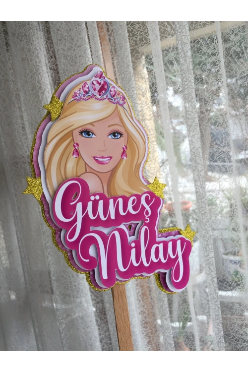 Barbie Cake Topper -  Pasta Üzeri Süslemesi