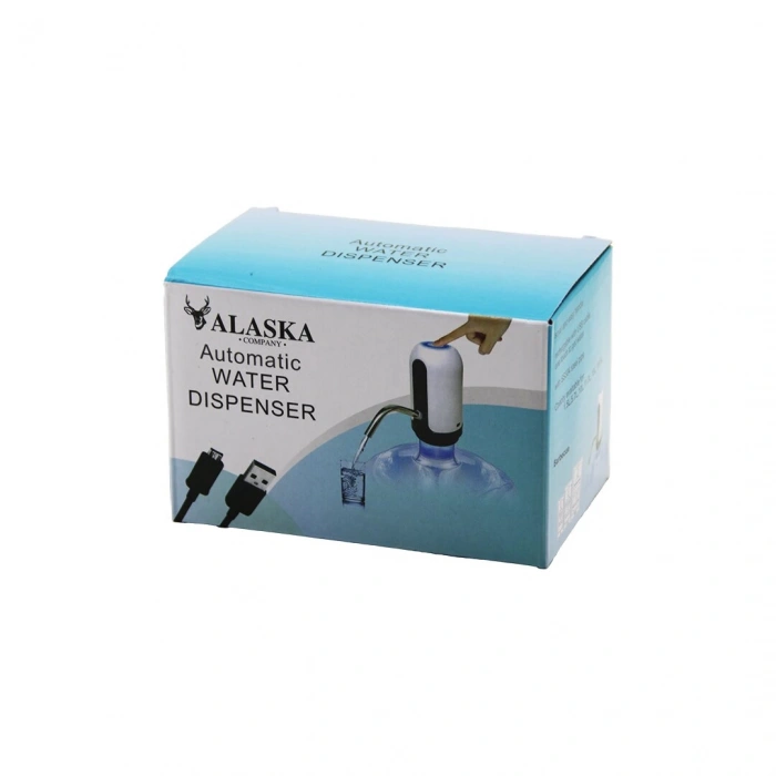 ALASKA SDR D-01 (USB ŞARJLI & OTOMATİK) DAMACANA SU POMPASI (ŞARJ GÖSTERGELİ & DOKUNMATİK DÜĞME) (4W & 5V)*60