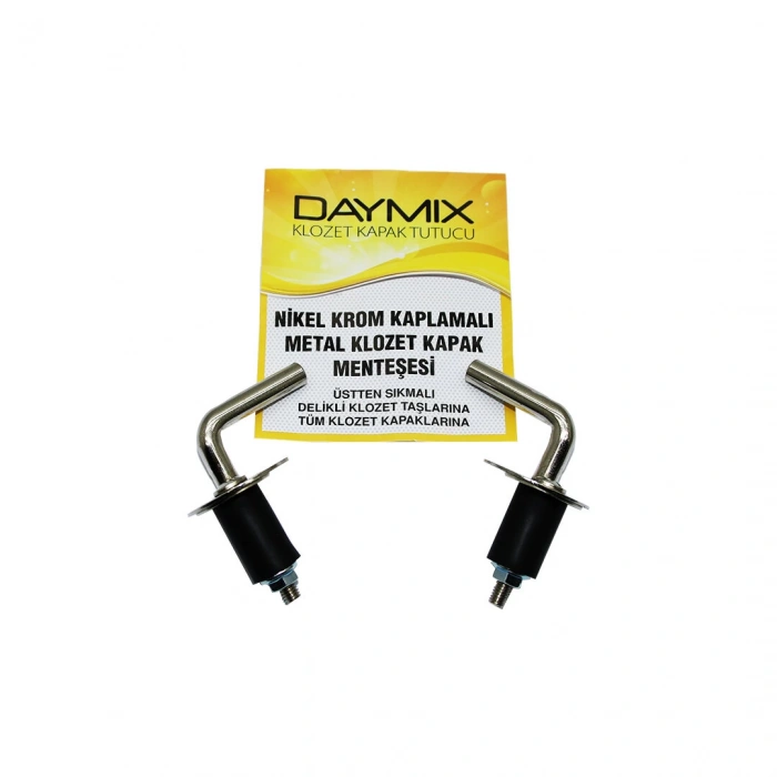 DAYMIX ( ÜSTTEN SIKMALI ) ( METAL ) KLOZET KAPAK MENTEŞESİ VİDASI ( NİKEL KROM KAPLAMALI )*200