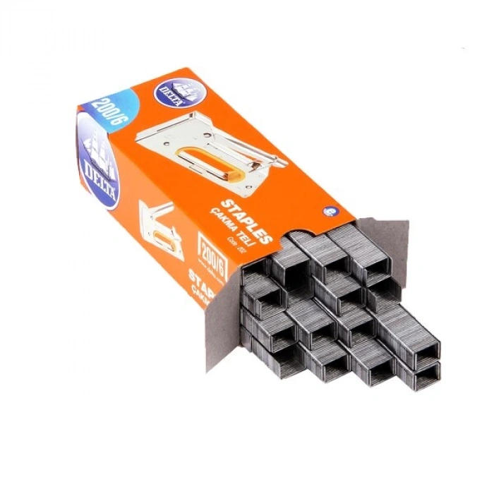 DELTA ( 200/6 ) MOBİLYA ÇAKMA ZIMBA TELİ ( 5000PCS )*6X10