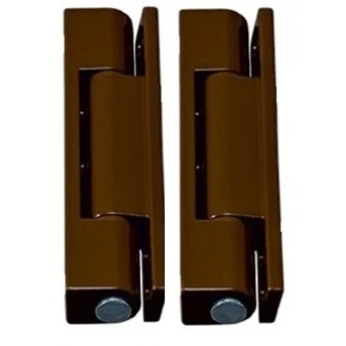 DÜZ METAL ( KAHVERENGİ & METAL ) ( 75MM & PVC PENCERE ) MENTEŞE*20X10