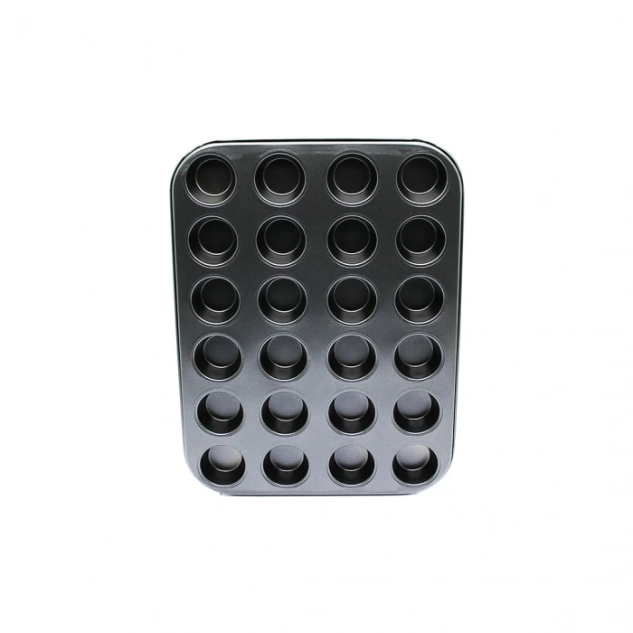 ENFA ENF-409 ( 24 GÖZLÜ ) ( METAL ) ( MUFFIN ) KEK KALIP ( MİNİ= ÇAP:4CM ) ( 26.5 X 35CM )*60