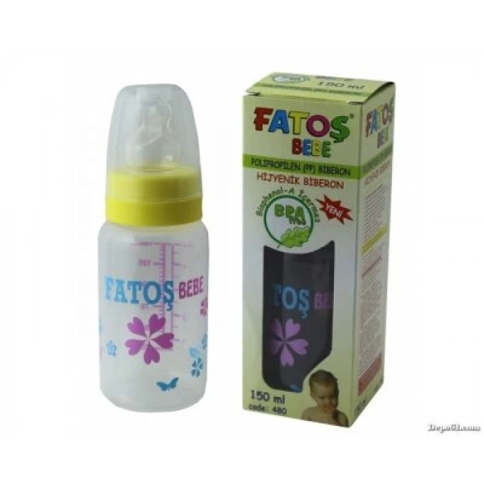 FATOŞ BEBE-480 ( PP.PLASTİK & 150ML ) BİBERON*12X18
