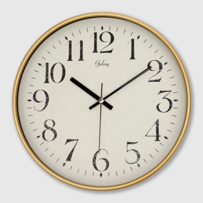 GALAXY ( PREMİUM ) D-218-A-3-4-5-7-9-10-11-12 ( G-1-2 ) ( K-1 ) DEKORATİF DUVAR SAATİ ( ÇAP 30CM )*10