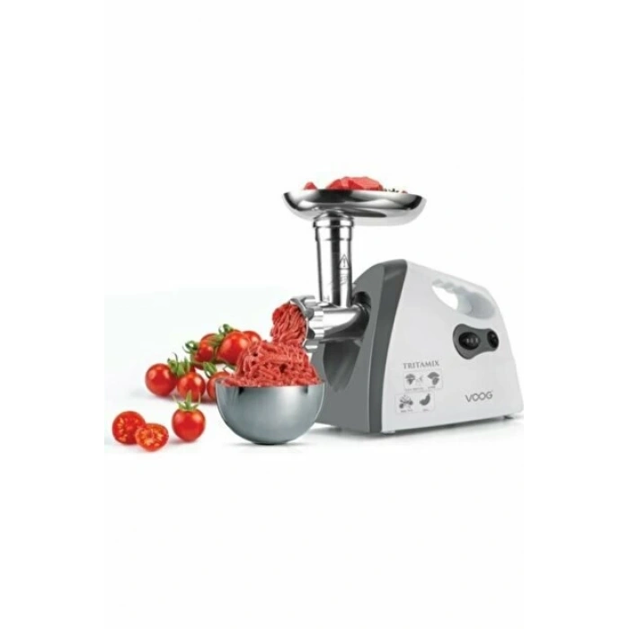 HARLEM GURME H-020-022 ( BEYAZ ) ELEKTRİKLİ ET KIYMA MAKİNESİ (2200W) (SALÇA & PÜRE & SOSİS DOLDURMA & GALETE UNU & İÇLİ KÖFTE)*2