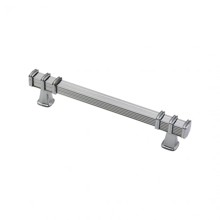 İBİCO-969 ( 12.8CM ) ( YÜZÜK KROM & KULP KROM ) ( KARE ) ÇEKMECE KULP*10X5