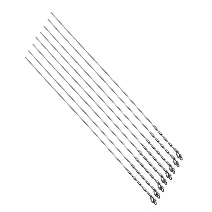 İBİCO C-700 ( CİĞER & DOMATES ) ( İNCE YASSI & BURGULU ) ( 50CM ) METAL MANGAL ŞİŞİ*100X5