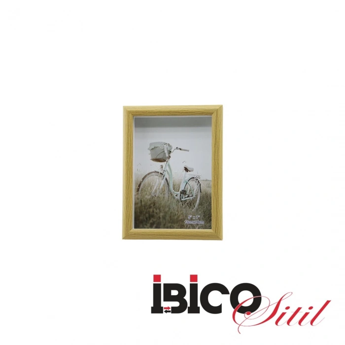 İBİCO İ12-026 ( 5X7 & 13X18CM ) ( KALIN & LÜX BAMBU & TEK RENK ÇERÇEVE ) AHŞAP RESİM ÇERÇEVESİ*36=K