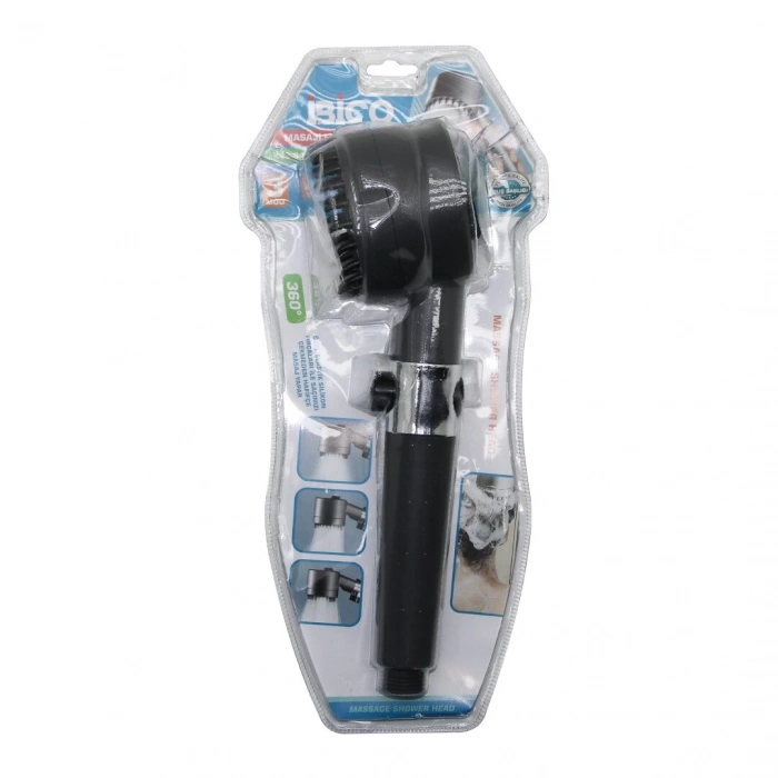 İBİCO K13-043 ( MASAJ UÇLU=ELASTİK SİLİKON ) ULTRA DUŞ BAŞLIK ( 360° ) ( 3 MOD= FONKSİYONLU ) ( SU STOP TUŞLU )*56                                 kpy161