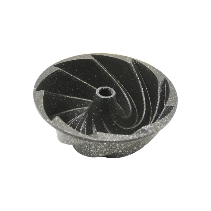 İBİCO ( RÜZGAR GÜLÜ MODEL ) ( DÖKÜM ) ( GÖBEKLİ ) KEK KALIP ( ÇAP: 24CM  & DERİNLİK: 9CM )*40