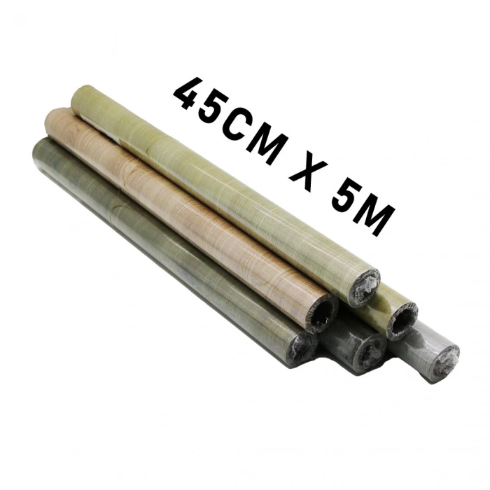 İM@-805B ( 5MT X 45CM ) ( RENKLİ AHŞAP DESENLİ ) FOLYO YAPIŞKANLI DUVAR KAĞIT*60