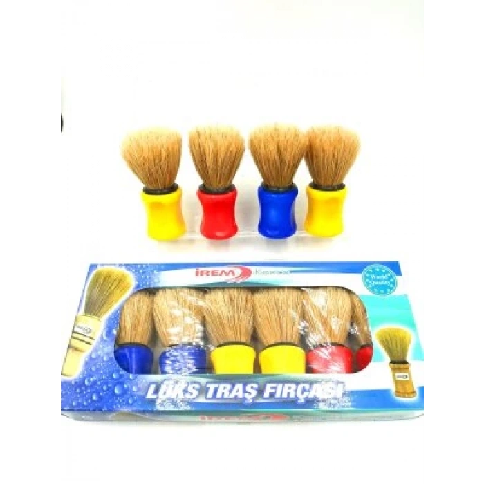 İREM KANCA ( RENKLİ PLASTİK SAPLI ) SAKAL FIRÇASI*6X60