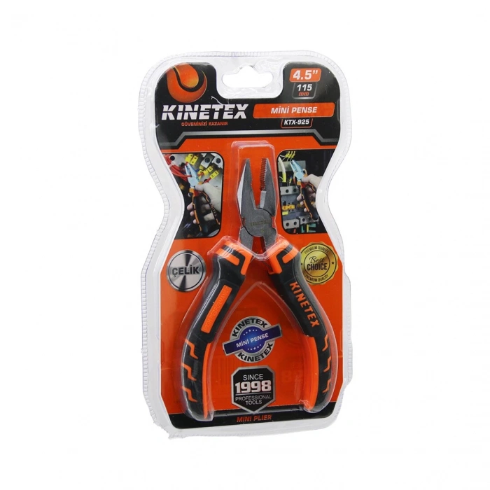 KINETEX KTX-925 ( VAKUMLU ) ( MİNİ & 4.5 & 115MM ) ( ÇELİK ) PENSE ( YAYLI )*192