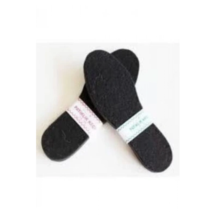 KUŞCUOĞLU KÇ-900 ( DİKİŞSİZ ) ( PATİKLİK & DELİKLİ ) ( SİYAH & BAYAN ) YÜN KEÇE*12X72