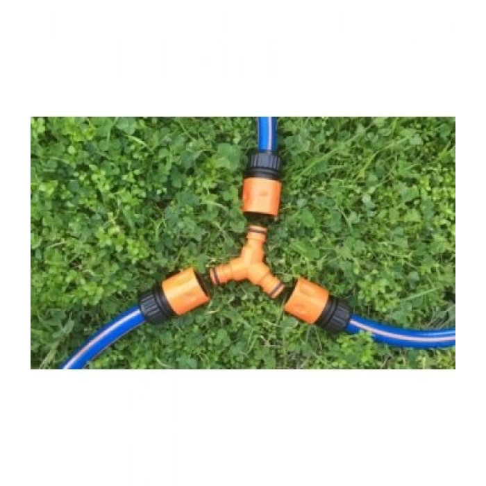 MEDALYAN MD-336 ( 3 YÖN ) OTOMATİK HORTUM BAĞLANTISI*10X24