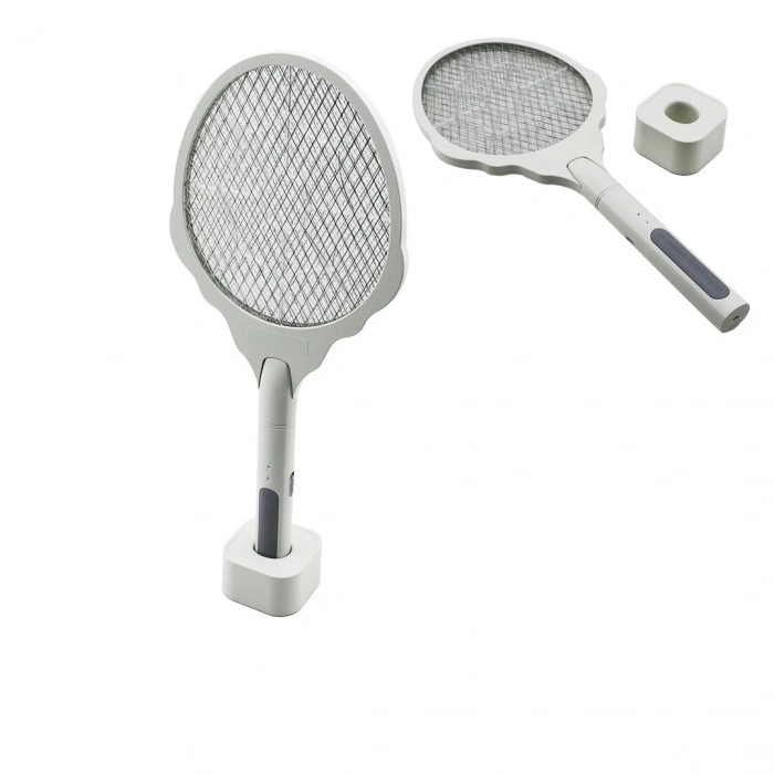 MUTLUSAN-999 520001 ( USB TO TYPE-C ŞARJLI ) SİNEK ÖLDÜRÜCÜ CIZ ( RAKET ) ( AYAK APARATLI & ÇANTALI ) ( 8PCS UV LEDLİ )*30