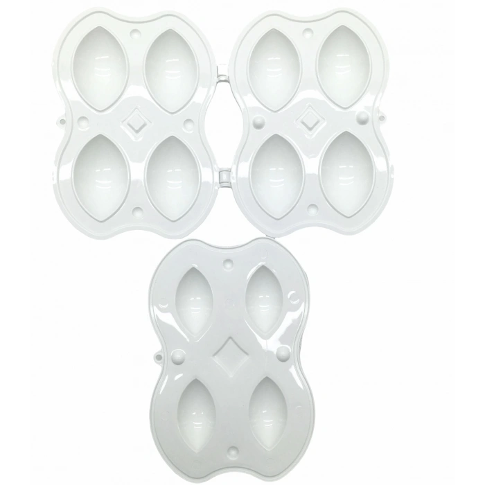 NATUREL RT-680 PLASTİK 4LÜ İÇLİ KÖFTE YAPMA KALIP APARATI*48