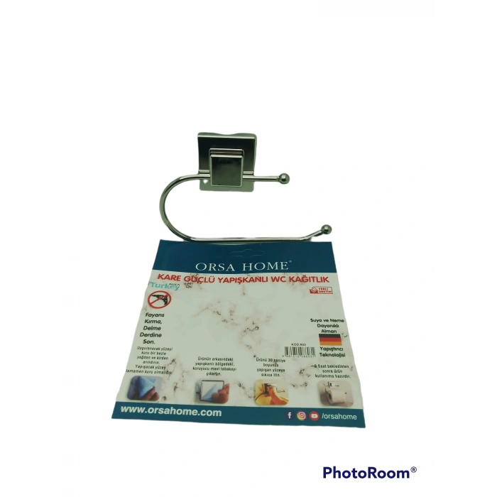 ORSA-603 KARE YAPIŞKANLI WC KAĞITLIK ASKI*16X5