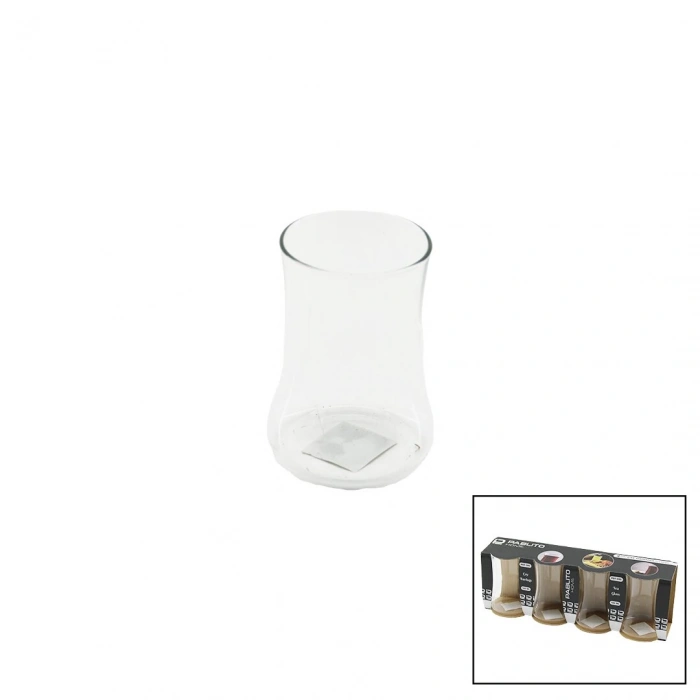 PABLITO HOME PBT-380 ( 4PCS ) CAM ÇAY BARDAK ( 180ML )*18=K
