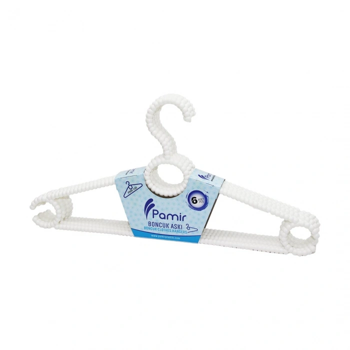 PAMİR PMR-100 ( 6PCS ) PLS.BONCUK ELBİSE ASKISI*30
