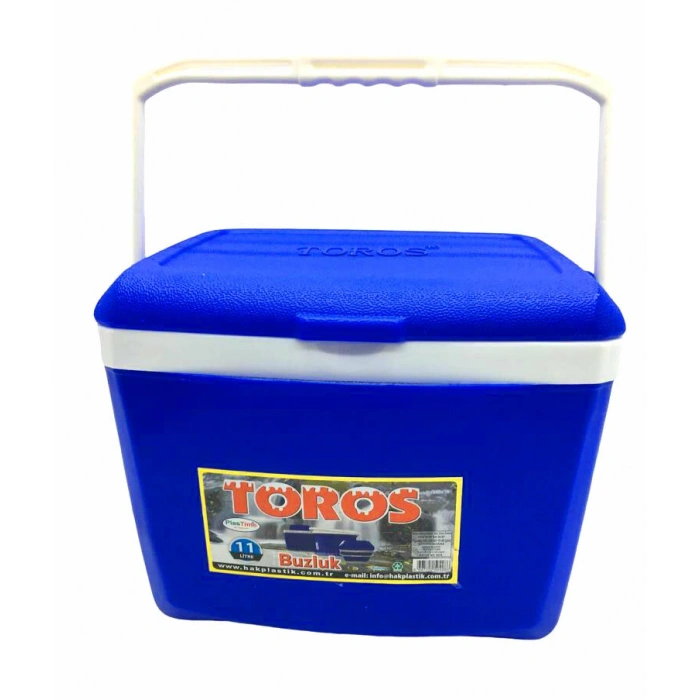 PLAS TİME TOROS ( 11LT ) ( DİKDÖRTGEN ) ( BUZLUK ) ( MAVİ PLASTİK ) ( TAŞIMA KULPLU ) ( BRKT-504286 )*8