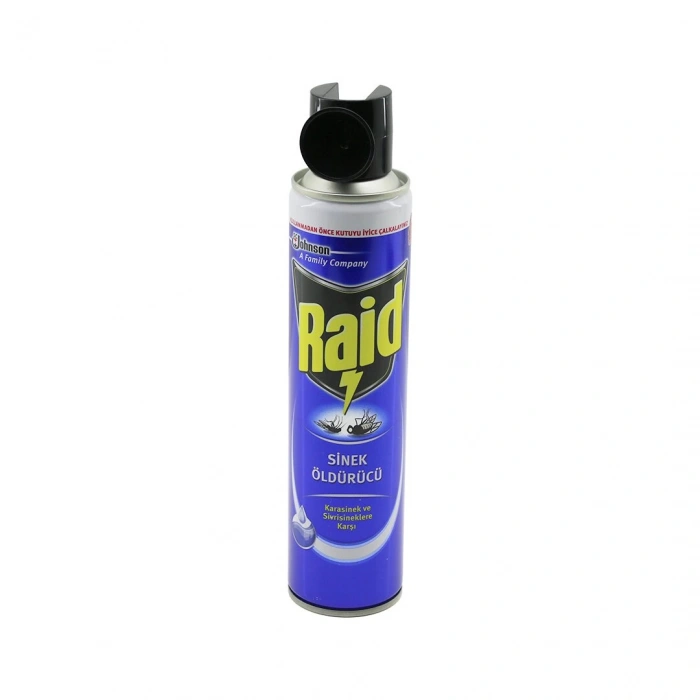 RAİD ( SPREY= KLASİK ) KARASİNEK & SİVRİSİNEK ÖLDÜRÜCÜ & SAVAR İLAÇ ( LACİVERT ŞİŞE ) ( 300ML )*12X4