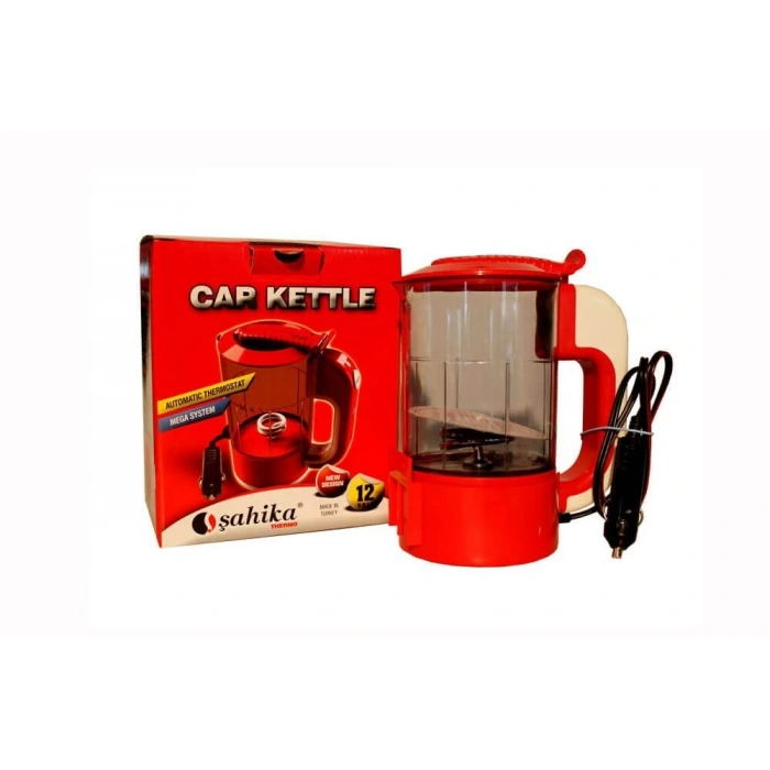 ŞAHİKA ( 12V ) OTOMATİK ( ARAÇ OTO KETTLE ) (PLASTİK) SU ISITICISI ( ÇAKMAKLIK FİŞLİ )*30