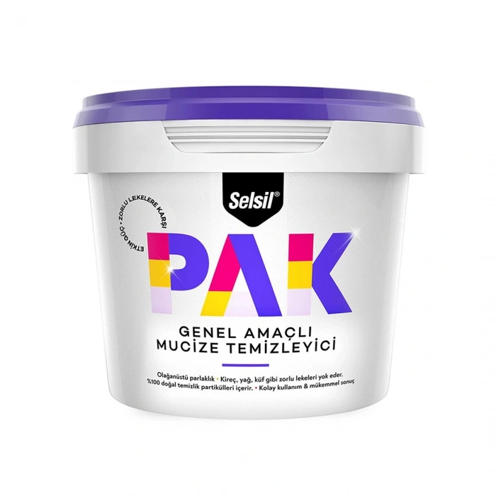 SELSİL PAK GENEL TEMİZLEYİCİ 500G*12=K